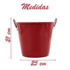 Kit 2 Baldes De Gelo Para Cerveja Em Alumínio 6,5 Litros