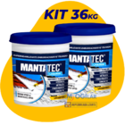 Kit 2 Baldes Manta Líquida Acrílica Emborrachada Mantatec 36k