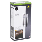 Kit 2 Balizadores Solares de Chão LED 0,06W Luz Branca Inox Inspire