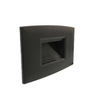 Kit 2 Balizadores Step 4x2 3000k Bivolt Preto Ip65