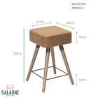 Kit 2 Bancos Baixo Rio 50 Cm - Salaone