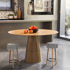 Kit 2 Bancos Banqueta Gourmet Decorativa Paris Suede Suede Ca