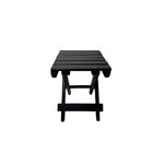 Kit 2 Bancos Dobráveis Ripados Baixos Compactos E Portáteis P