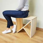 Kit 2 Bancos Multifuncionais - Natural