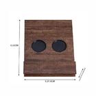 Kit 2 Bandeja Esteira Para Braço De Sofá Ipê Com Porta Copos