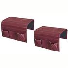 Kit 2 Bandejas Sintética Para Sofá Porta Copos Com Porta Cont