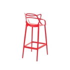 Kit 2 Banqueta Allegra Alta Cozinha Americana Bar Balcão Verm