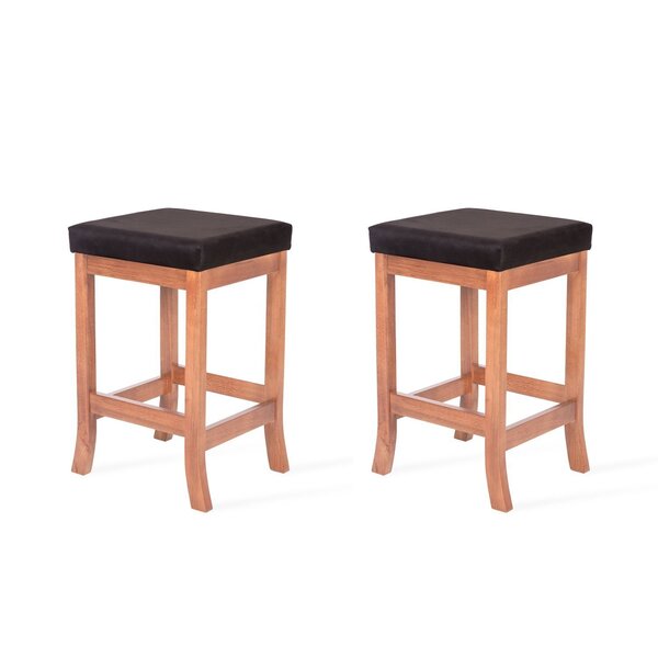 Kit 2 Banqueta Alta Em Madeira Maciça Toquio Pinhao