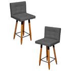 Kit 2 Banqueta Alta Gabi Para Cozinha Gourmet Ou Balcão Área