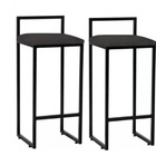 Kit 2 Banqueta Alta Jade Industrial Cozinha Bar Café Balcão B