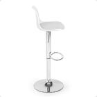 Kit 2 Banqueta Alta Leda Estofada Com Base Giratória E Regula