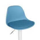 Kit 2 Banqueta Alta Leda Estofada Com Base Giratória E Regula