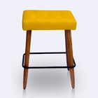 Kit 2 Banqueta Alta Retangular Cozinha E Sala Courino - Jylcr