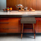 Kit 2 Banqueta Alta Retangular Cozinha E Sala Suede - Jylcrom