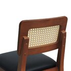 Kit 2 Banqueta Baixa/cadeiras Gabi Encosto Telinha Natural As