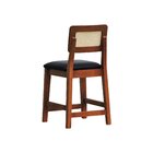 Kit 2 Banqueta Baixa/cadeiras Gabi Encosto Telinha Natural As