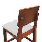 Kit 2 Banqueta Baixa/cadeiras Lyon Madeira Encosto Anatômico