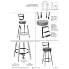 Kit 2 Banqueta Cadeira Banco Moscou Amarula