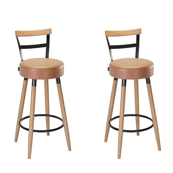 Kit 2 Banqueta Cadeira Banco Moscou Amarula