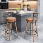 Kit 2 Banqueta Cadeira Banco Moscou Amarula