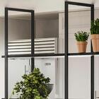 Kit 2 Banqueta E Prateleira Teto Aurum Dhom