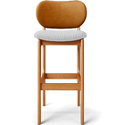 Kit 2 Banquetas Alta Bar Cozinha Jantar Betta L02 Imbuia Cour