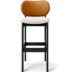 Kit 2 Banquetas Alta Bar Cozinha Jantar Betta L02 Preto Courí