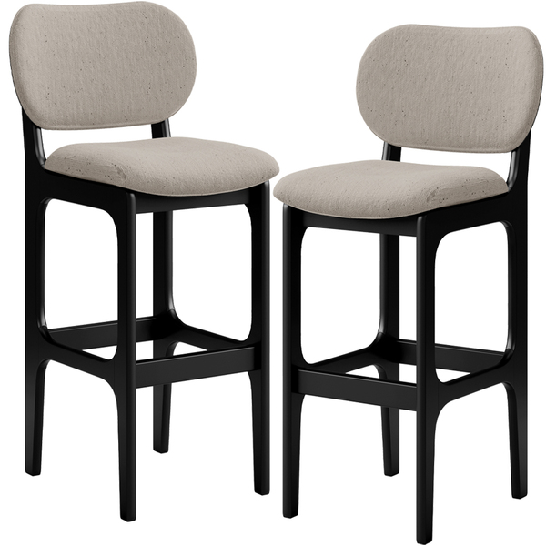 Kit 2 Banquetas Alta Bar Cozinha Sala Jantar Fixa Betta L02 P