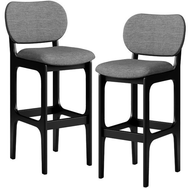 Kit 2 Banquetas Alta Bar Cozinha Sala Jantar Fixa Betta L02 P