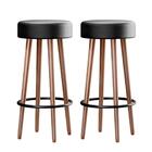 Kit 2 Banquetas Alta Gourmet Sylla Preto