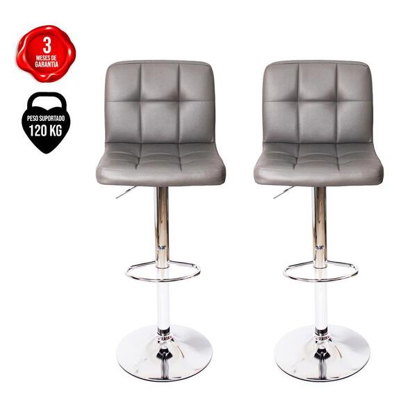 Kit 2 Banquetas Alta Para Bar Balcão Bancada Cozinha American