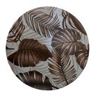 Kit 2 Banquetas Alta Romana Preta Com Encosto Junco Capuccino