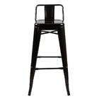 Kit 2 Banquetas Alta Tolix Design Industrial Com Encosto Para