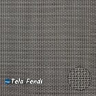 Kit 2 Banquetas Altas Bancada Alumínio Fendi Tela Fendi