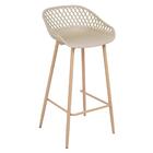 Kit 2 Banquetas Altas Bancada Cozinha Clarice Cloe Nude