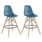 Kit 2 Banquetas Altas Bancada Cozinha Eames Eiffel