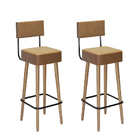 Kit 2 Banquetas Altas Barcelona Couríssimo Amarula - Loja She