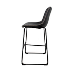 Kit 2 Banquetas Altas Com Encosto Alto Estofado Para Cozinha