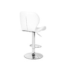 Kit 2 Banquetas Altas Com Encosto Giratória E Regulagem De Al