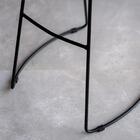 Kit 2 Banquetas Altas Com Encosto Para Cozinha Estilo Industr