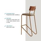 Kit 2 Banquetas Altas Cozinha Balcão 1747 Carraro Rose