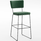 Kit 2 Banquetas Altas Cozinha Sala Jantar Base Em Aço Fixa Al