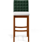 Kit 2 Banquetas Altas Cozinha Sala Jantar Fixa Mila L02 Facto