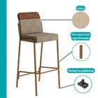 Kit 2 Banquetas Altas Duo Carraro Areia E Rosê