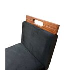 Kit 2 Banquetas Altas Em Madeira Maciça Florença Pinhão/preto