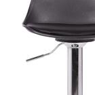 Kit 2 Banquetas Altas Luisa Rivatti Polipropileno Almofada Pu