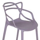 Kit 2 Banquetas Altas Masters Allegra Lilás