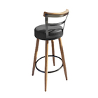 Kit 2 Banquetas Altas Moscou Couríssimo Preto - Loja Sheep