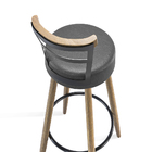 Kit 2 Banquetas Altas Moscou Couríssimo Preto - Loja Sheep