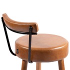 Kit 2 Banquetas Altas Napoles Couríssimo Amarula - Loja Sheep